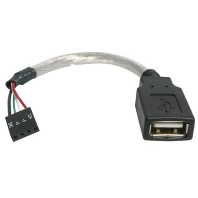 StarTech StarTech 6in USB 2.0 Cable - USB A to USB 4 Pin Header F/F USB A Female - Image 1 of 2