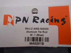 PN Racing Part No MA0251B AWD Alu Tie rod blue W-1 Mini Z Atomic GL Racing - Picture 1 of 2