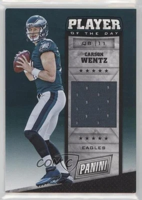 2016 Panini NFL Player of the Day Rookie Materials Carson Wentz #2 RC - Image 1 of 2