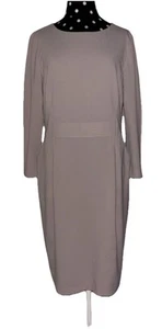 Armani Collezioni - Abito a tubino misto lana beige. Taglia 10 - Foto 1 di 10