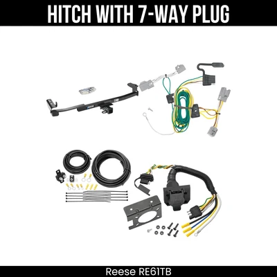 Enganche de remolque + cableado de 7 vías para 08-09 Ford Taurus X 44525 receptor de 2" clase 3 Foto 1 de 4