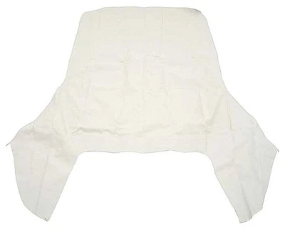 1971-76 GM B-Body Convertible; Top Only; Pinpoint Vinyl; White - Image 1 of 3