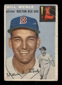 1954 Topps 144 Bill Werle pobre (mk back) BXCP35 - Imagen 1 de 2