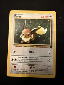 Pokémon TCG Eevee Team Rocket 55/82  Unlimited Common NM Condition - Picture 1 of 2