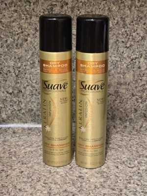 2 Pack Suave Professionals Keratin Infusion Dry Shampoo 4.3 oz Discontinued RARE - Image 1 of 2