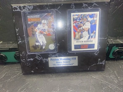 PLACA DE TARJETA NFL PEYTON MANNING Foto 1 de 4