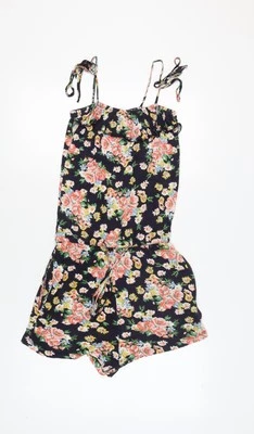 Hilfiger Denim Women's Multicoloured Floral Playsuit M — 第 1/4 张图片