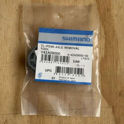 Herramienta de extracción de eje de pedal Shimano TL-PD40 para pernos de bloqueo de pedal de bicicleta Shimano Foto 1 de 2