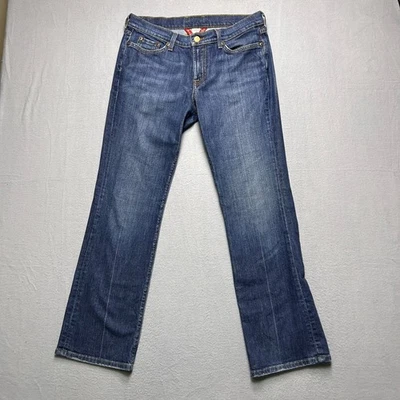 Lucky Brand Mens Blue Denim Short Inseam Stretch Straight Leg Jeans Size 10/30 - Image 1 of 4
