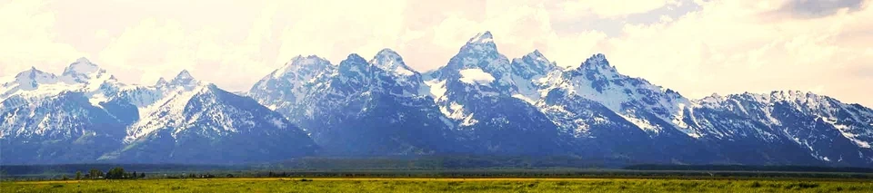 O, HO Scale BACKGROUND Flat / 2D "Mountain Panorama" 3' Long Panoramic Scene! - Image 1 of 1