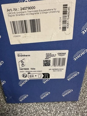 Grohe Grohtherm Thermostat-Brausebatterie mit integrierter 2-Wege-Umstellung - Bild 1 von 4