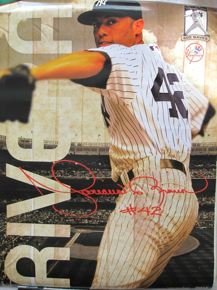 PÓSTER DE LOS NY YANKEES SGA MARIANO RIVERA 500 SAVES CLUB EDICIÓN LIMITADA SANDMAN Foto 1 de 1