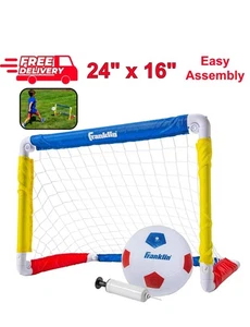 Franklin Sports Kids Mini Soccer Goal Set - Backyard/Indoor Mini Net and Ball - Picture 1 of 4
