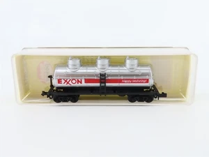 N Scale Model Power 3411 GATX Exxon 3-Dome Tank Car #46312 - Picture 1 of 6