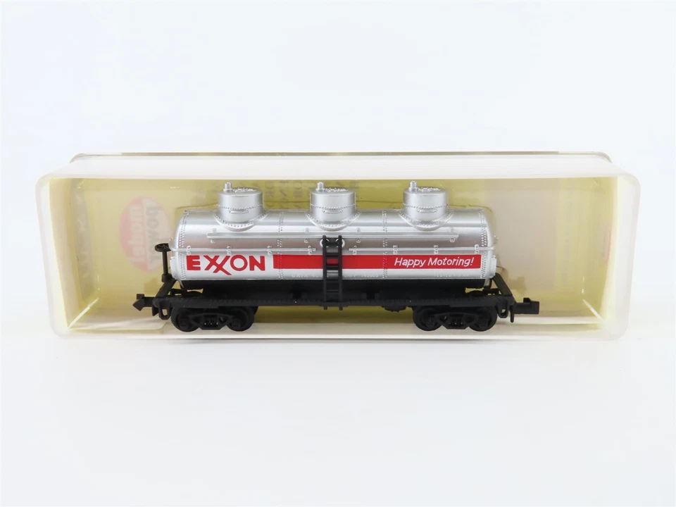 N Scale Model Power 3411 GATX Exxon 3-Dome Tank Car #46312 - Image 1 of 4