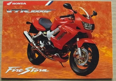 HONDA VTR1000F FIRESTORM MOTORCYCLE (ED TYPE) Sales Brochure 1998 - Image 1 of 3
