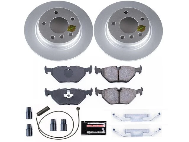 Kit de pastillas de freno trasero y rotor para BMW 318i 1992-1998 1993 1994 1995 1996 XT145BS Foto 1 de 1