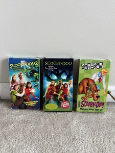 Scooby-Doo 3 VHS Bundle: Monsters Unleashed, Never Before Seen, Mystery Mix-Up - Picture 1 of 6