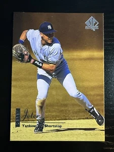 1999 SP Authentic Derek Jeter #57 Baseball Card New York Yankees HOF - Picture 1 of 2