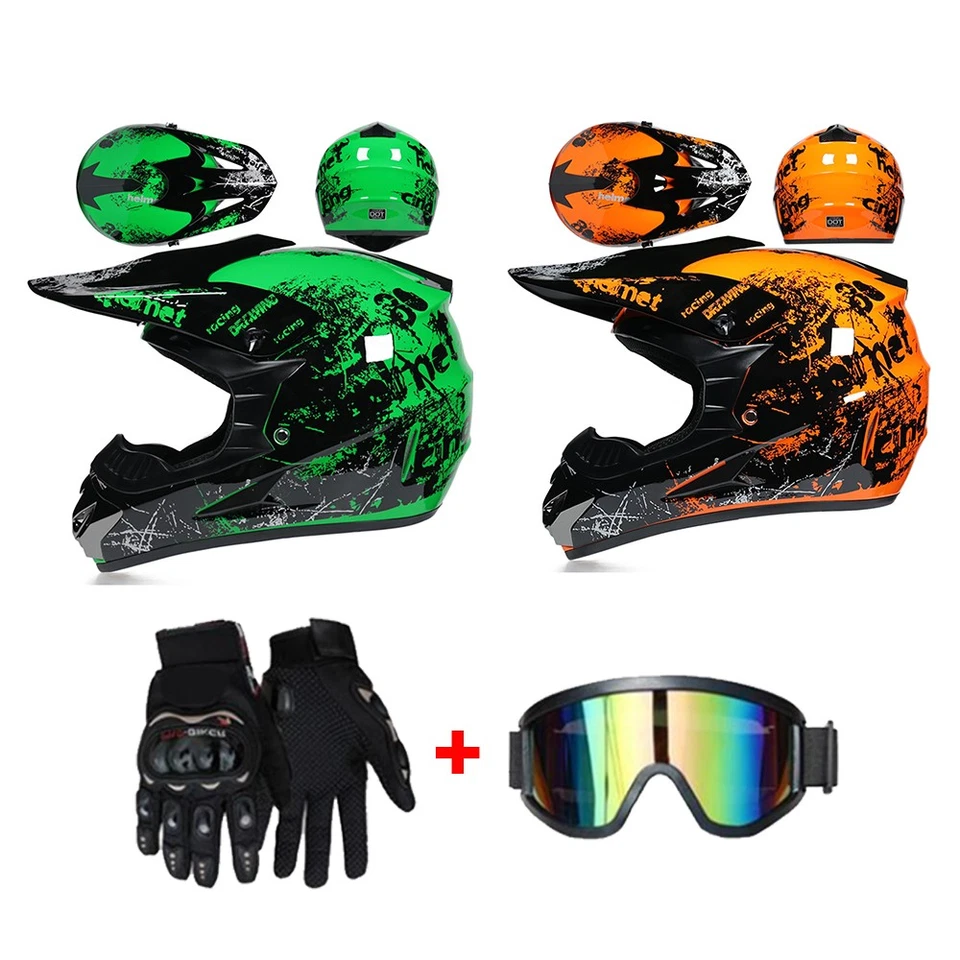 HODR M,L,XL Jethelm Integralhelm Motorradhelm Motorrad Mit Brille,Handschuhe
