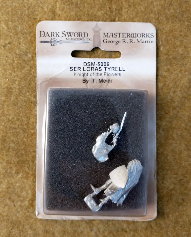 Game of Thrones Ser Loras Tyrell 28mm miniature DSM-5006 Dark Sword 2007 metal - Image 1 of 1