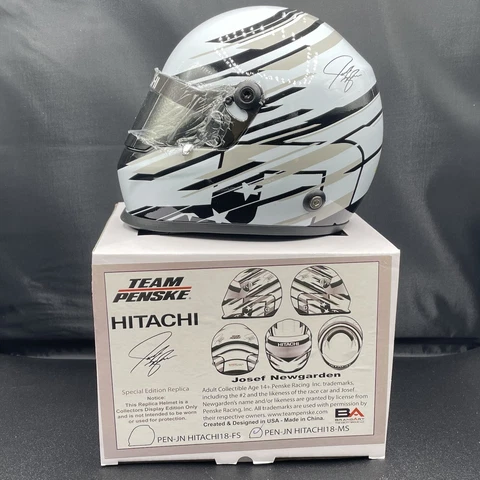 Josef Newgarden 2018 Hitachi Replica INDYCAR Mini Helmet - Team Penske Cover