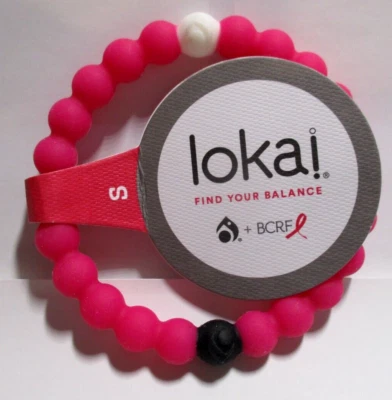 NUEVO - Pulsera Lokai "Cáncer de Mama" Edición Limitada Rosa - Talla S Foto 1 de 3