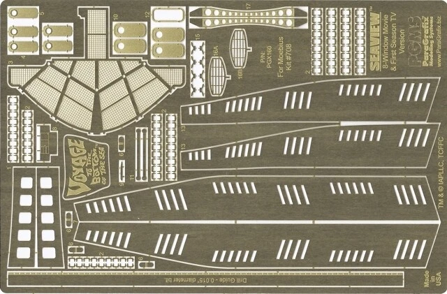 Voyage to the Bottom of the Sea - Giant 39 inch Seaview Photoetch Set - PGX160 - Image 1 of 1