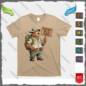 Foxtrots Delta Tangos Vintage The Resist Bear National T-Shirt Unisex - Picture 1 of 10