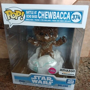Star Wars BATTLE AT ECHO BASE - FLOCK CHEWBACCA Funko POP! 374 Amazon Exclusive - Picture 1 of 7