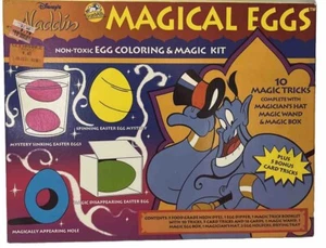 Disney Aladdin Magico Easter Egg Kit Colorazione & Magia Anni '90 NOS + Trucchi Magici - Foto 1 di 7