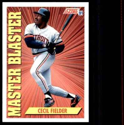 1991 SCORE CECIL FIELDER DETROIT TIGERS #693 - Image 1 of 2
