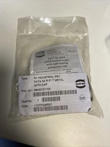 HARTING Han 3A RJ45 RJ45 Connector Socket 8-Pole, Panel Mount - Picture 1 of 7