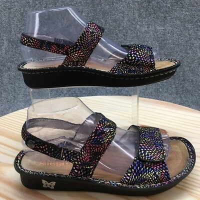 Sandalias Alegria para mujer 38 Verona Viewmaster con tiras negras multicolores Foto 1 de 4