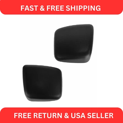 Juego de pares de cubiertas de tapa de espejo negro texturizado remolque izquierda y derecha para Nissan Titan Foto 1 de 4