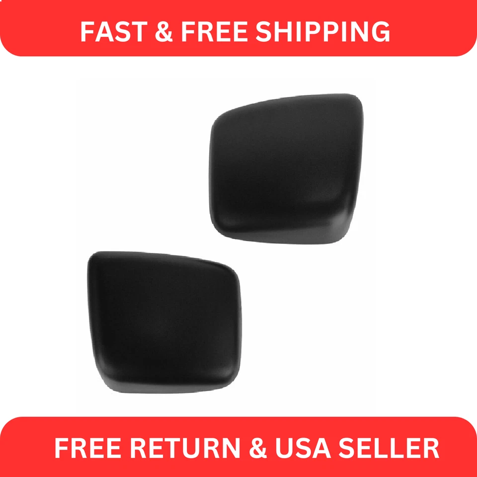 Juego de pares de cubiertas de tapa de espejo negro texturizado remolque izquierda y derecha para Nissan Titan Foto 1 de 4