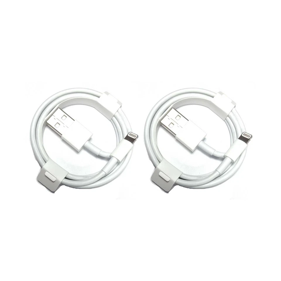 2x APPLE CABLE LIGHTNING TO USB-A REVERSIBLE CHARGE SYNC GENUINE 1M MD818ZM/A - Image 1 of 1