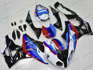 For 2009-2014 BMW S1000RR Blue White Red ABS Injection Mold Bodywork Fairing Kit - Picture 1 of 9