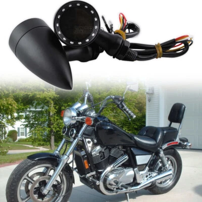 Luz de freno LED de señal de giro para motocicleta Honda Shadow VT1100 750 Spirit Foto 1 de 4