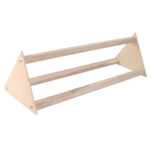  Poultry Station Rack Natural Wood Bird Perch Stand Outdoor Parrot Baby - Picture 1 of 12