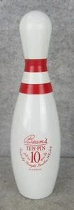 Vintage Jim Beam's Ten-Pin 10 Whiskey Bowling Ball Pin Decanter 86.8 Proof EMPTY - Picture 1 of 8