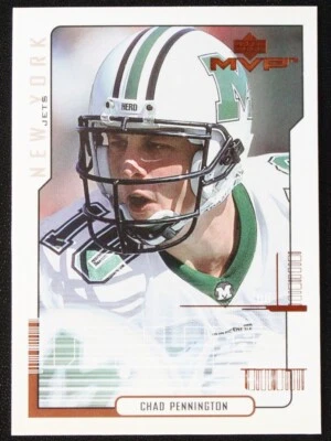 2000 Upper Deck Chad Pennington #208 RC Rookie New York Jets UD - Image 1 of 2