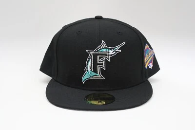 Florida Marlins 59Fifty New Era MLB Gary Sheffield 1997 Serie Mundial Talla 7 1/8 Foto 1 de 4