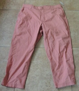 Old Navy OG Chino Women’s Size XL Ankle Length Orange Salmon Pants New - Picture 1 of 6