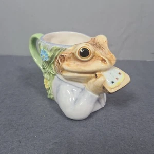Vintage Beatrix Potter Jeremy Fisher Enesco Jug Planter Pottery Figurine 1996 - Picture 1 of 10