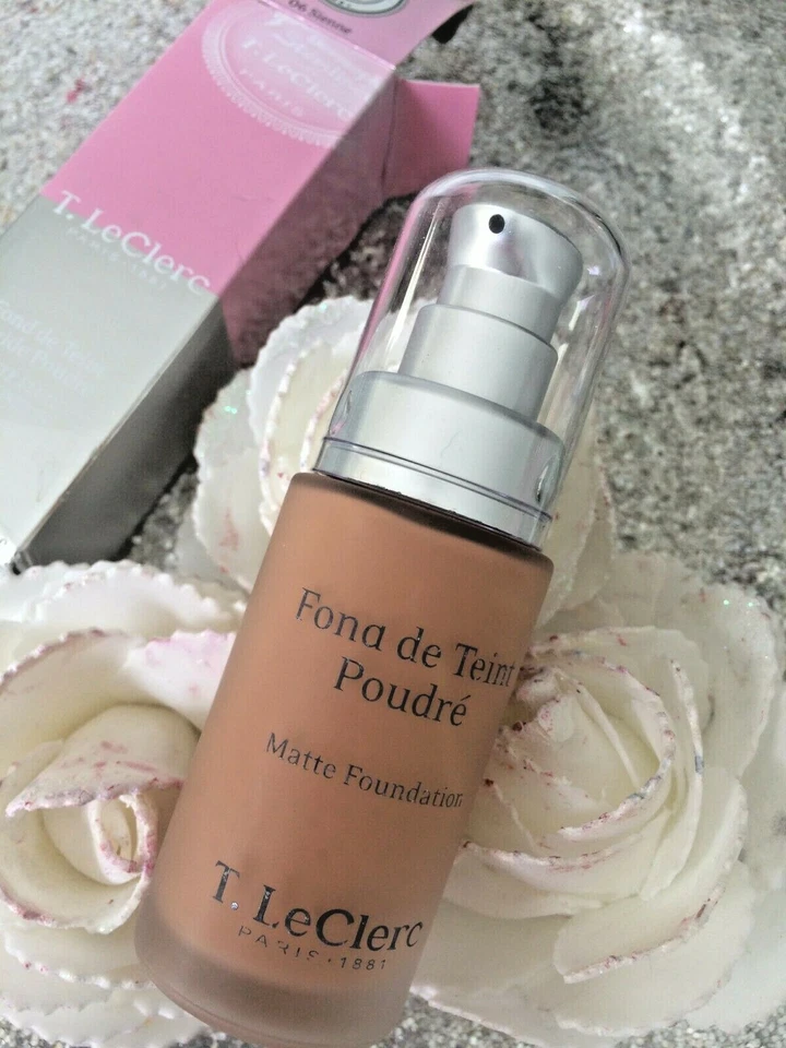 T LECLERC Grundierung Flüssig Pudrig 06 Beige Siena A Hyaluronsäure - Bild 1 von 1