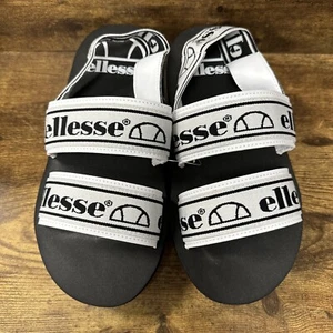 Sandalias Ellesse Giglio Text Damas Negro/Blanco Talla UK 4 #REF304 - Imagen 1 de 7