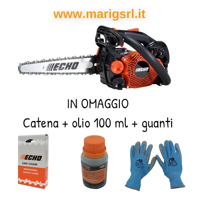 motosega ECHO CS 2511 TESC BARRA carving 20 cm peso 2,3 kg per potatura + omaggi - Immagine 1 di 2