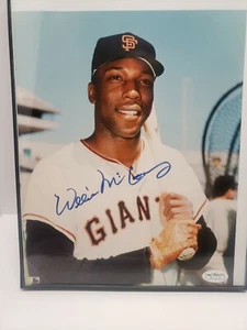 MLB Willie McCovey San Francisco Giants Game Action Color 8 X 10 Photo Auto  - Picture 1 of 2