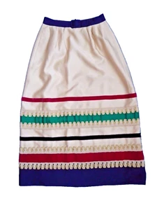 Bob Bugnand Skirt 8 M Full Length Party Maxi Special Occasion Vnt 1960 RARE - Picture 1 of 12